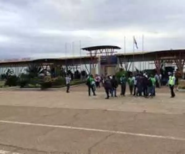 Photos: Super Eagles Arrive Swaziland Ahead Of Their Match Today